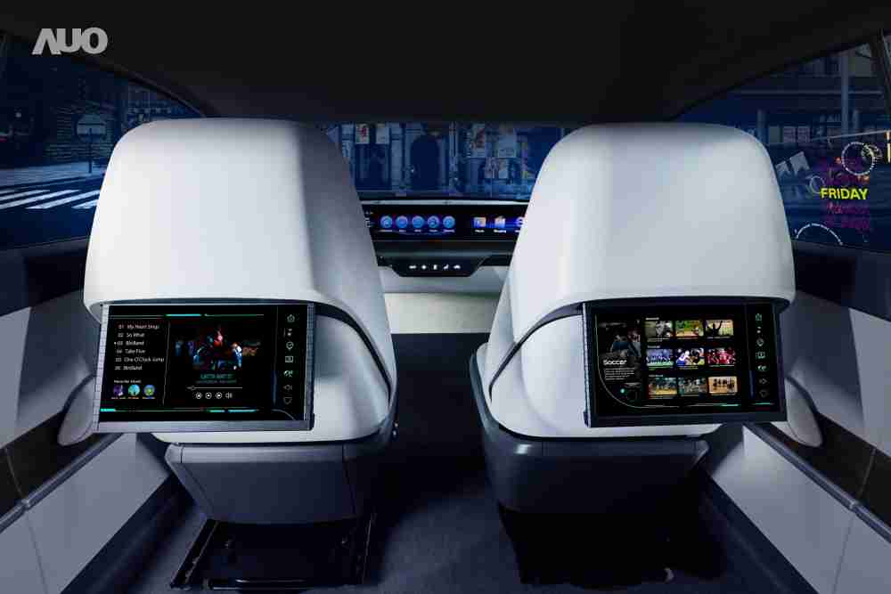 汇旺支付新一代Smart Cockpit 2024，，以Micro LED先进显示技术优势，，创建〝可卷式后座娱乐显示器〞，，，，仅在互动时才显示出所需画面及信息，，，扩充更丰富的娱乐和交互信息服务，，获国际奖项荣耀