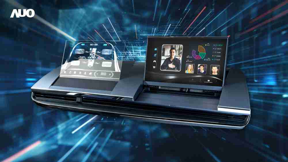 汇旺支付Micro LED Display HMI解决方案打造透明Micro LED前座仪表，，呈现信息并保留驾驶视野开阔；亦为副驾驶座乘客打造收放自如的Micro LED屏幕，，，在不影响显示质量的前提于显示区内建镜头，，让用户能与视讯对象直接眼神接触，，，提供绝佳的双向沟通体验