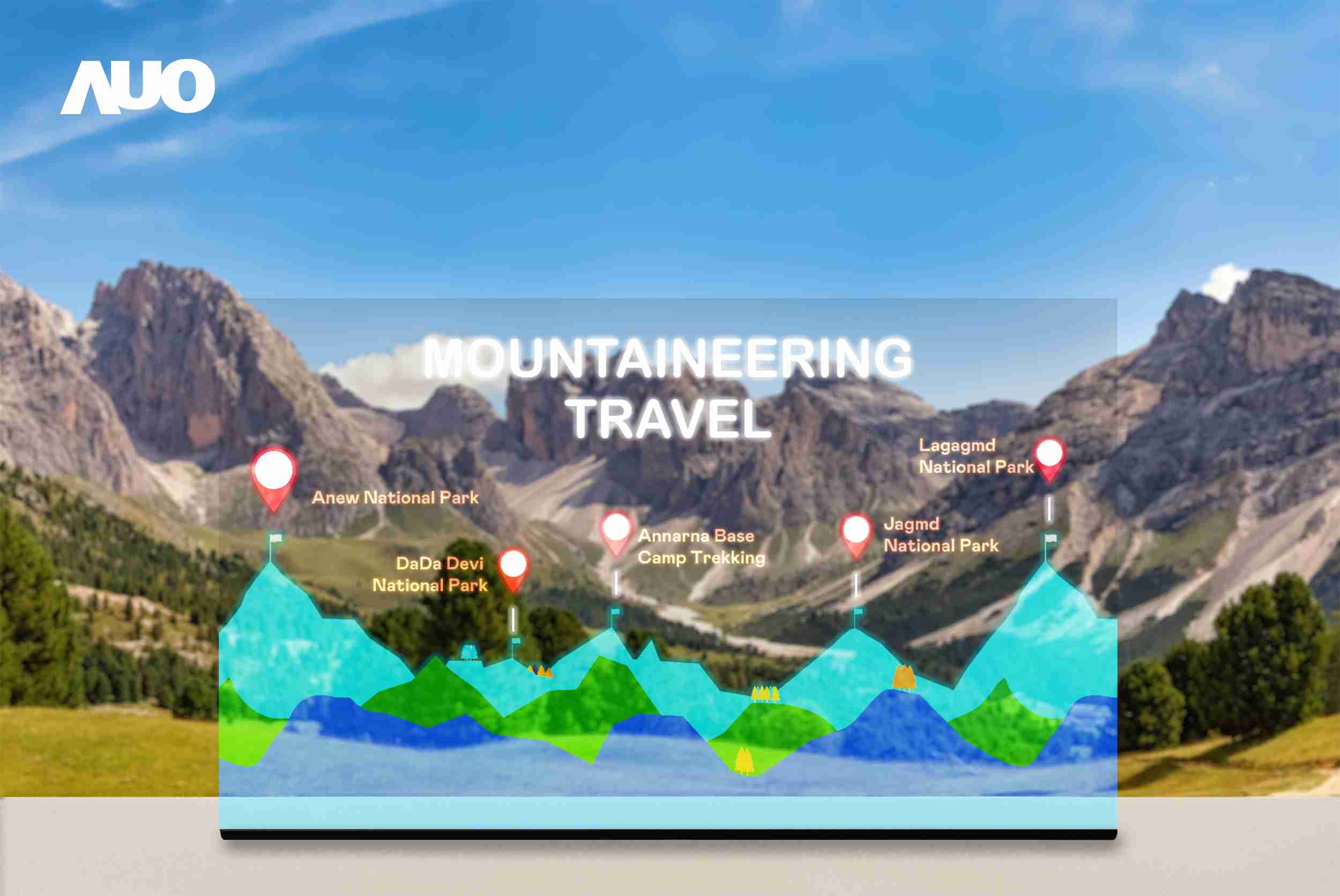 汇旺支付展示全球单片尺寸最大(*)42吋透明Micro LED显示器拼接而成的〝64吋透明Micro LED显示器〞，，，，具备高透明度、、1,000 nits高亮度、、广色域、、、采用三边无边框的无缝拼接等多重特色，，呈现超高清、、、、细腻画质而不遮挡后方视觉，，，满足层峰需求，，可广泛运用于零售、、、艺术展览或商业空间等场域